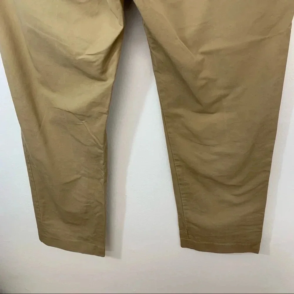 J Crew Pants Chinos Men Size 36 Tan ‎ Straight Leg 100% Cotton Casual Work 31”